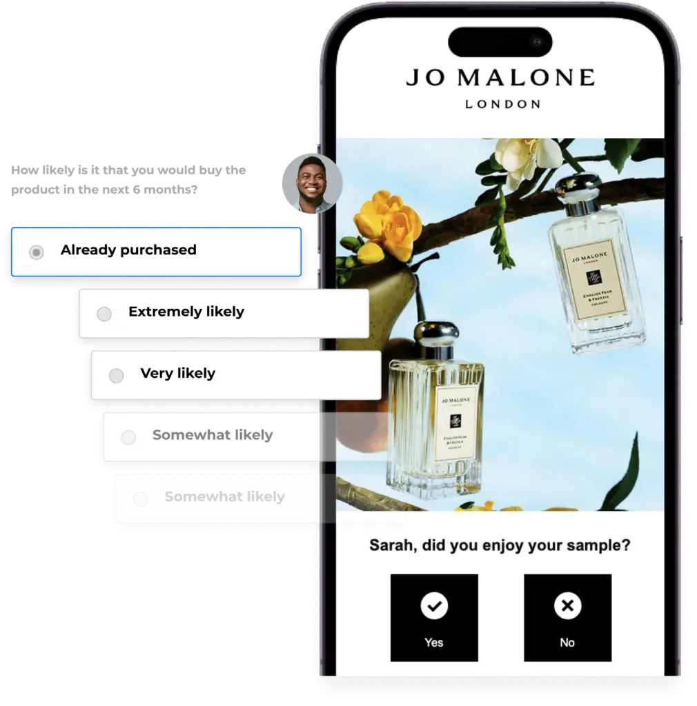 online product sampling